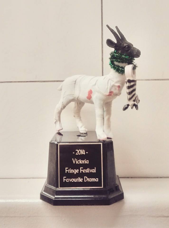 The inherent drama of a triumphant antelope who has slain a zebra. Duh.