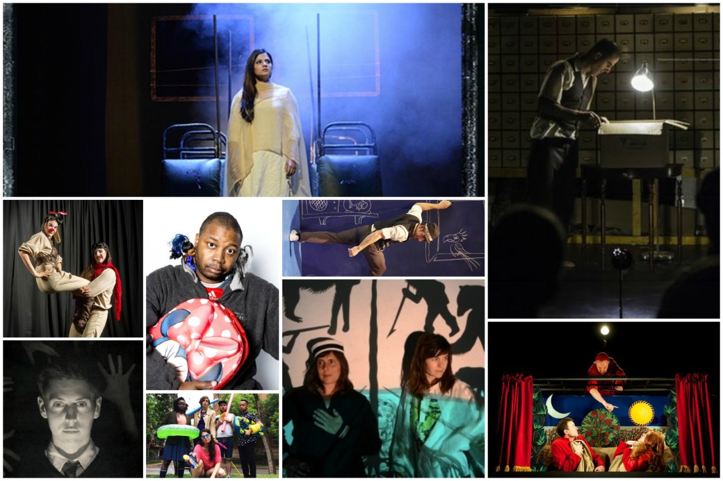 Photo credit/sources clockwise from top left: nirbhayatheplay.com, Jeremy Abrahams, Graeme Braidwood, harbourfrontcentre.com, mooneyontheatre.com, theseance.ca, londonfringe.ca, mooneyontheatre.com, Andy Phillipson
